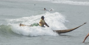 fisherman on his caballito
